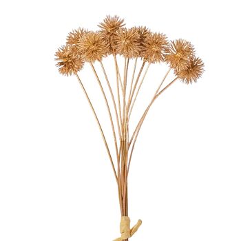 Faisceau de branches d'épines dorées métallisées, 12 brins, 30 cm de haut