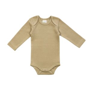 Body manches longues uni beige