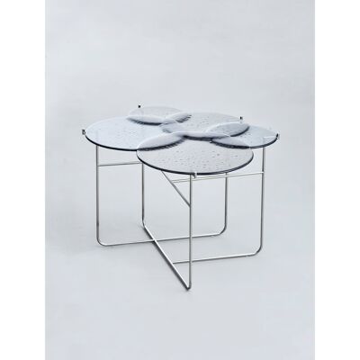 Table d'appoint Pastille gris L