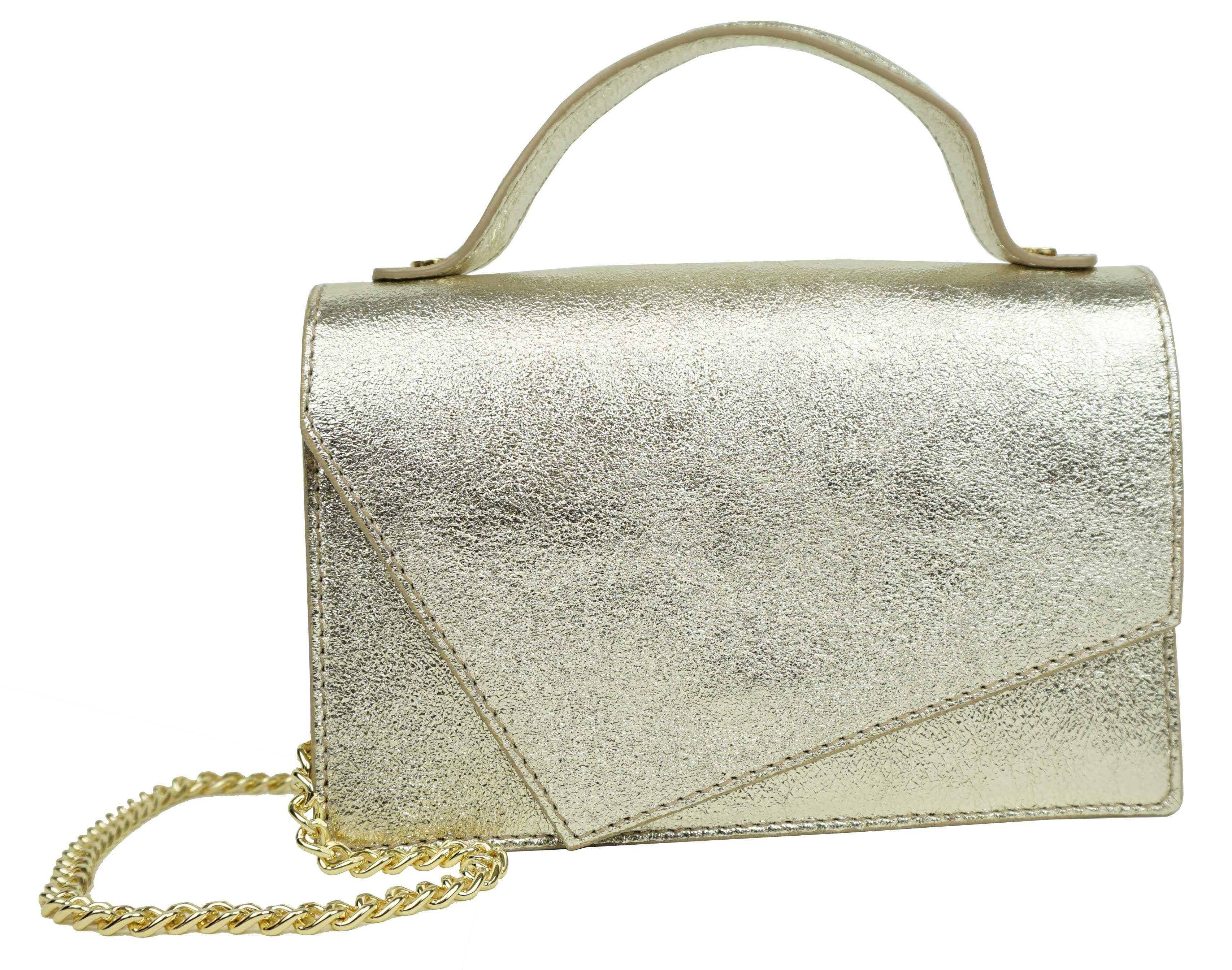 Borsa a mano con patta in pelle Zora D5300