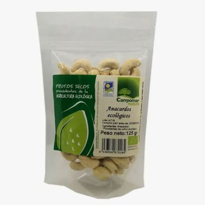 Organic Raw Cashews 125 Gr