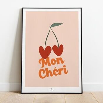 Affiche A3 par lot de 2 x 5 - MA CHÉRIE / MON CHÉRI 3