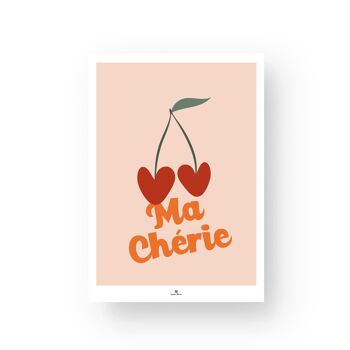 Affiche A3 par lot de 2 x 5 - MA CHÉRIE / MON CHÉRI 4