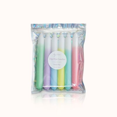 Dip Dye Candle Set: Pastel Dip