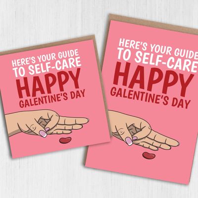 Voici votre guide pour prendre soin de vous. Carte Galentine's Day