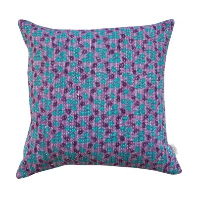 Coussin en kantha N°212