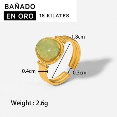 Anillos baño 18k acero 2800100002809