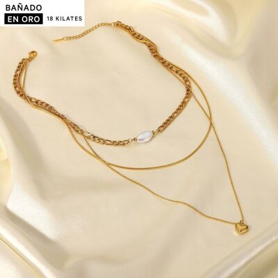 18k steel plated necklaces 2600100001853