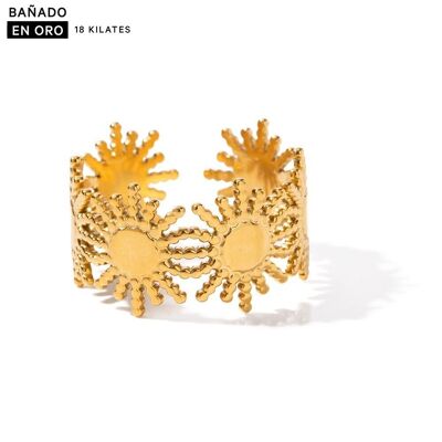 Anillos baño 18k acero 2800100002328