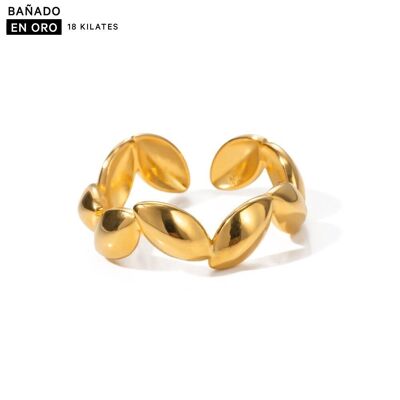 Anillos baño 18k acero 2800100002335