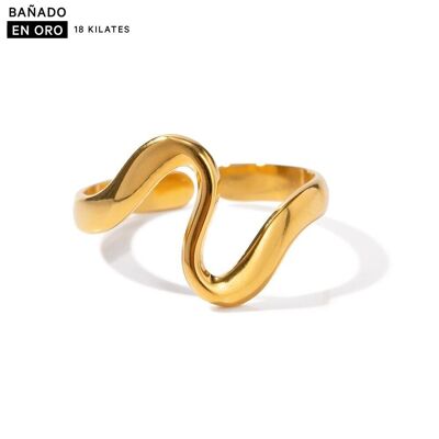 Anillos baño 18k acero 2800100002342