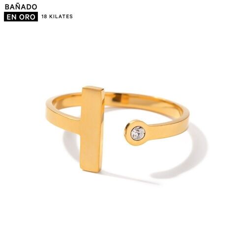 Anillos baño 18k acero 2800100002427