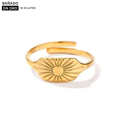 Anillos baño 18k acero 2800100002434