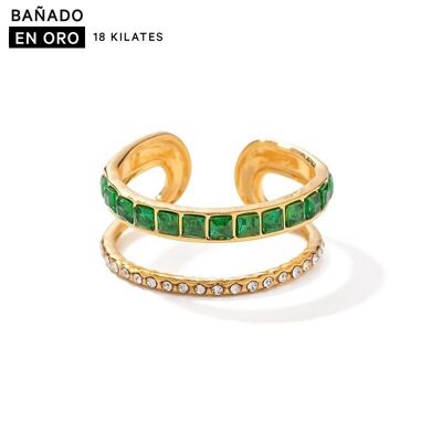 Anillos baño 18k acero 2800100002540