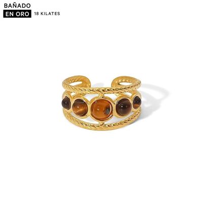 Anillos baño 18k acero 2800100002731