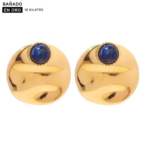 Pendientes acero baño oro 18K 2700100001904