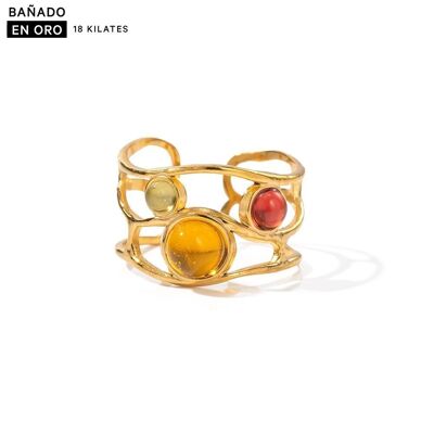 Anillos baño 18k acero 2800100002069