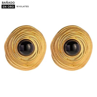 18K gold plated steel earrings 2700100001683