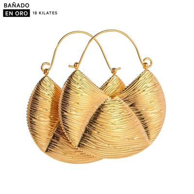 18K gold plated steel earrings 2700100001706