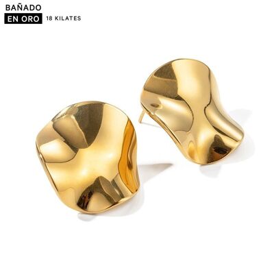 18K gold plated steel earrings 2700100001805