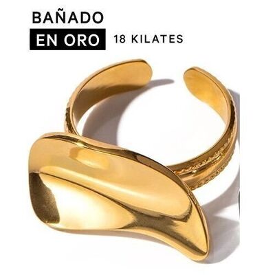 Anillos baño 18k acero 2800100002175