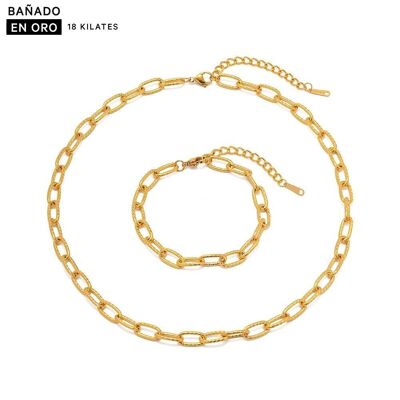 18k steel plated necklaces 2600100002034