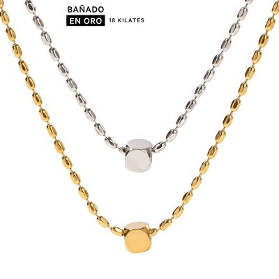 18k steel plated necklaces 2600100002102