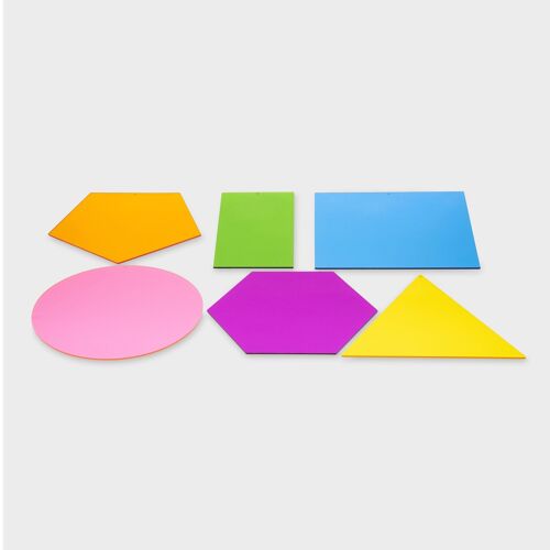 Jumbo Colour Mixing Shapes - Pk6