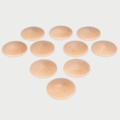 Natural Wooden Discs - Pk10