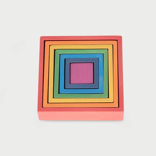 Rainbow Architect Squares - Pk7