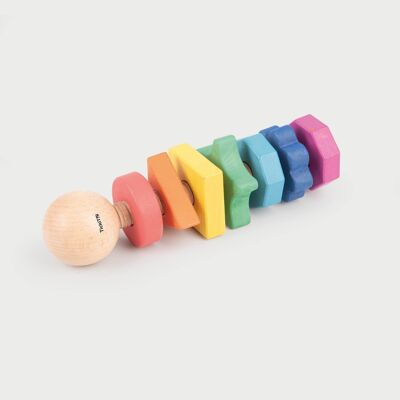 Regenbogen-Holzform-Twister