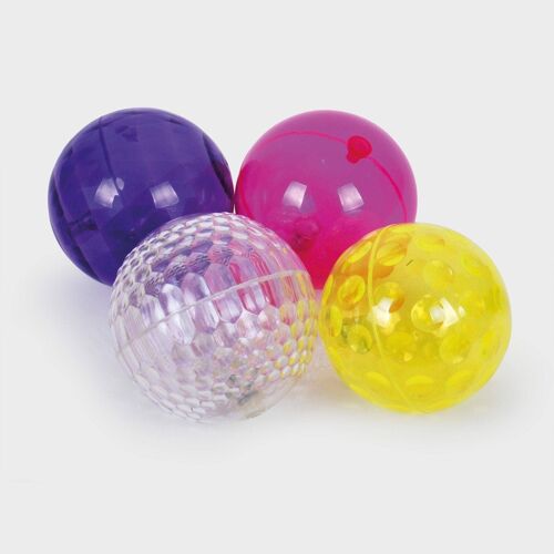 Sensory Flashing Balls (Textured) - Pk4