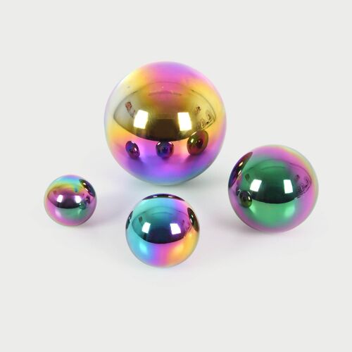 Sensory Reflective Colour Burst Balls - Pk4