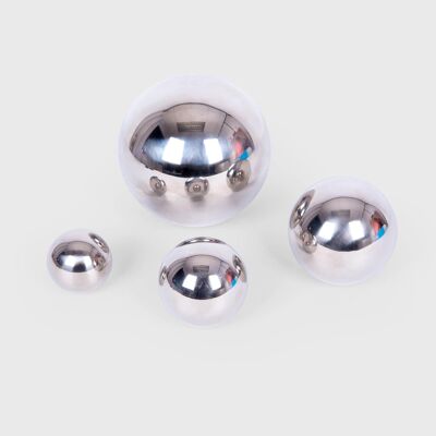 Sensorische reflektierende Silberkugeln – 4 Stück