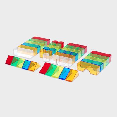 Translucent Colour Blocks - Pk50