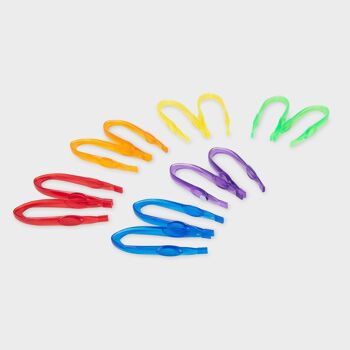 Pincettes de couleur translucides - Pk12 1