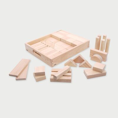 Jumbo-Block-Set aus Holz - Pk54
