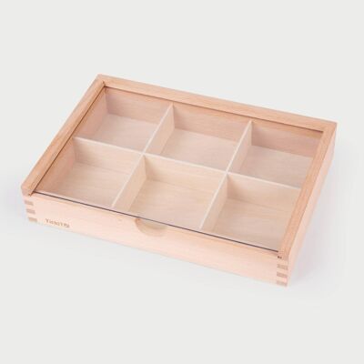 Sortierbox aus Holz – 6-fach