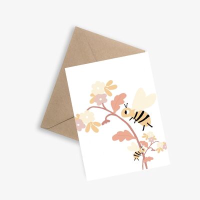 Simple Card and Poster - Story of Flowers