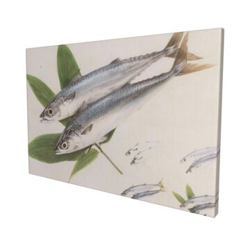 Toile de haute qualité « Danse du poisson jumeau » Peinture décorative sans cadre 3