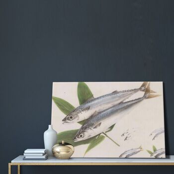 Toile de haute qualité « Danse du poisson jumeau » Peinture décorative sans cadre 5