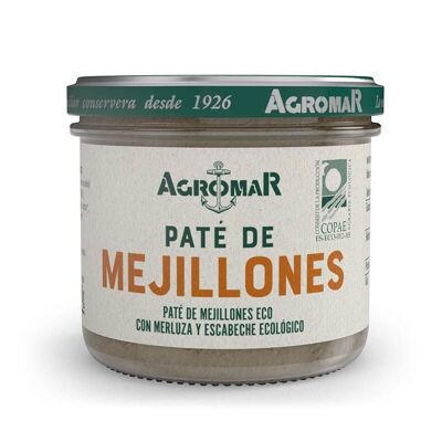 Mussel pâté with organic ingredients, Agromar