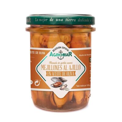 Moules à l'ail à l'huile d'olive, Agromar
