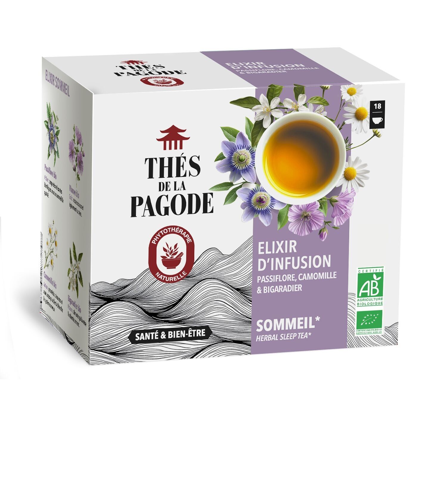 Infusión Elixir para dormir - 18 bolsitas de té