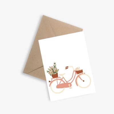 Simple Card and Poster - LA BICYCLETTE