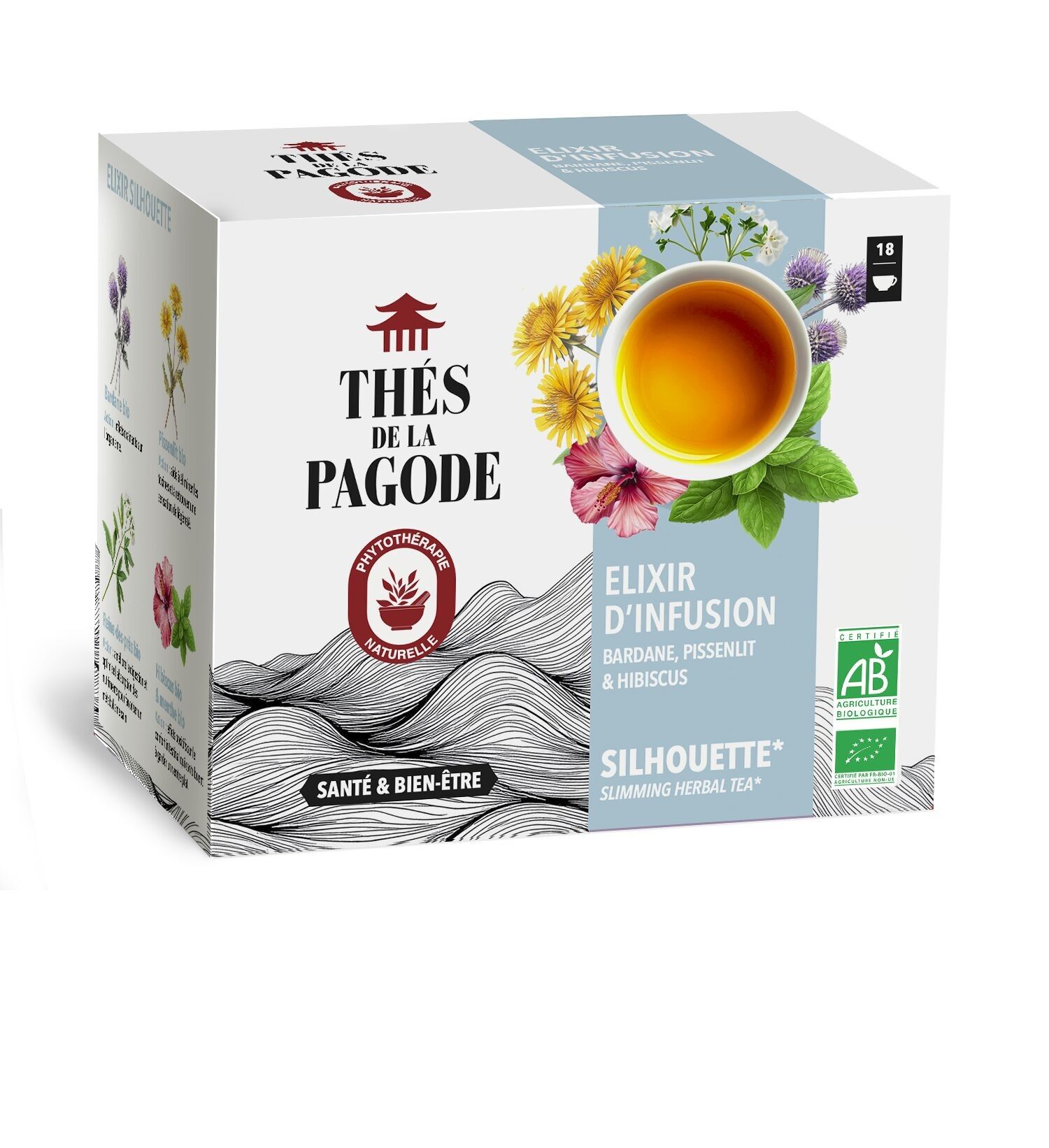 Infusión Elixir Silhouette - 18 bolsitas de té