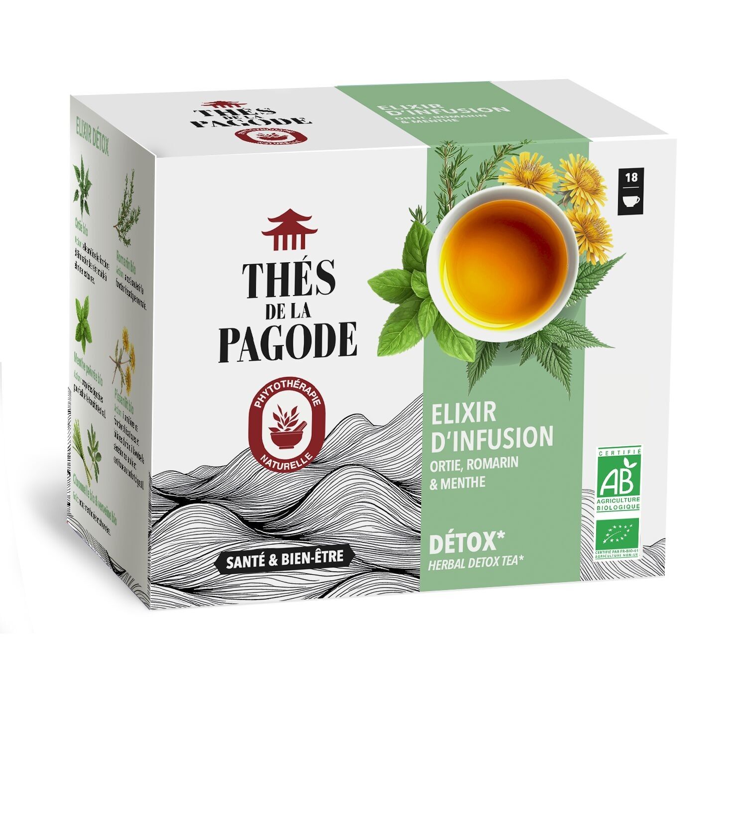 Infusión Detox Elixir - 18 bolsitas de té