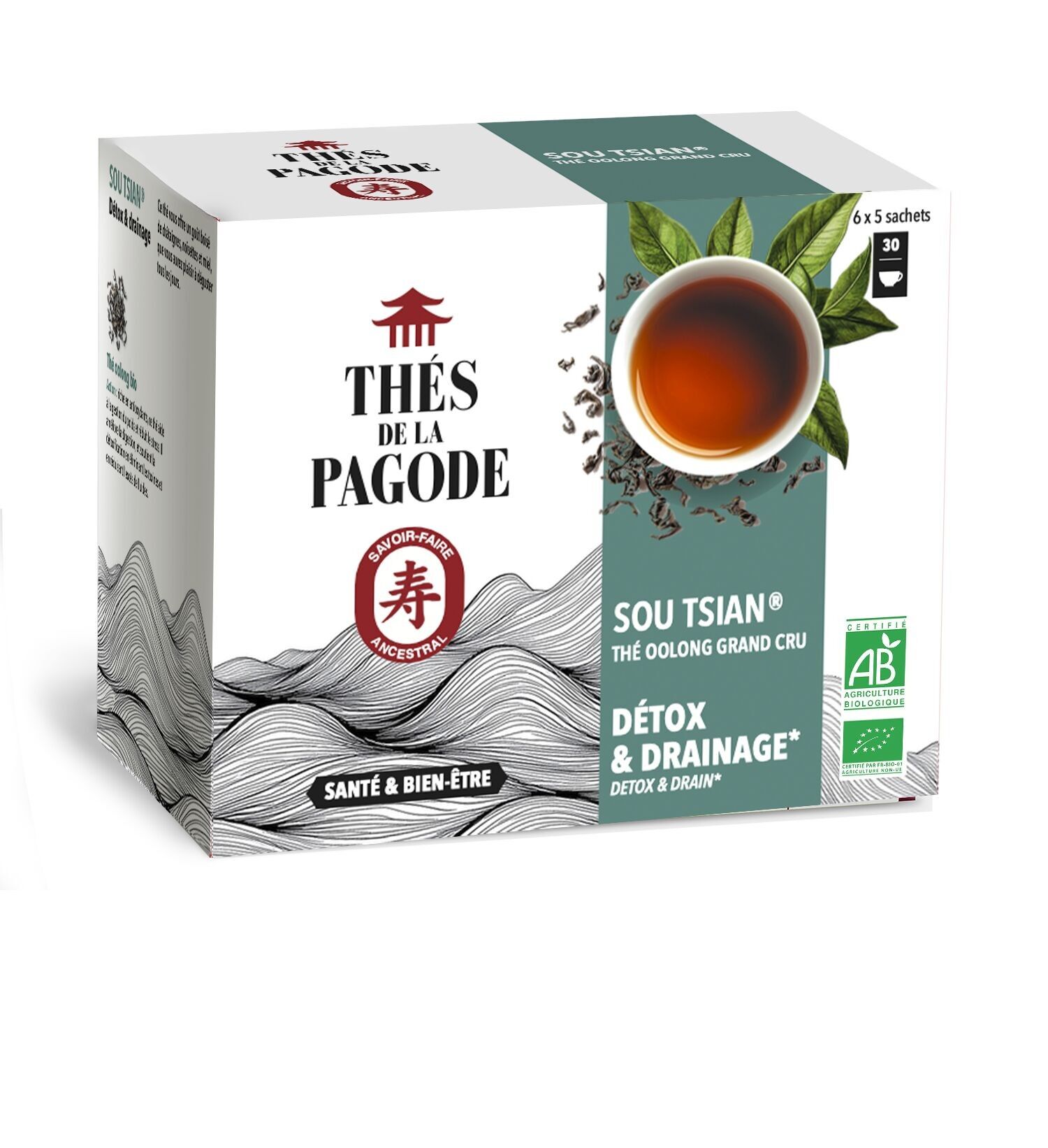 Té Sou Tsian Detox - orgánico 30 bolsitas