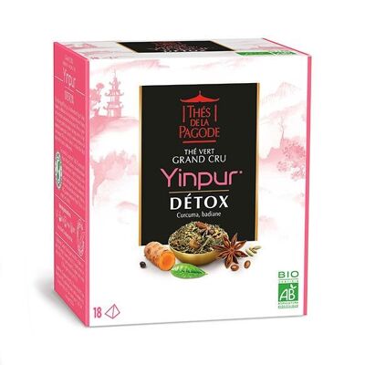 Tè verde Yinpur biologico - 18 bustine