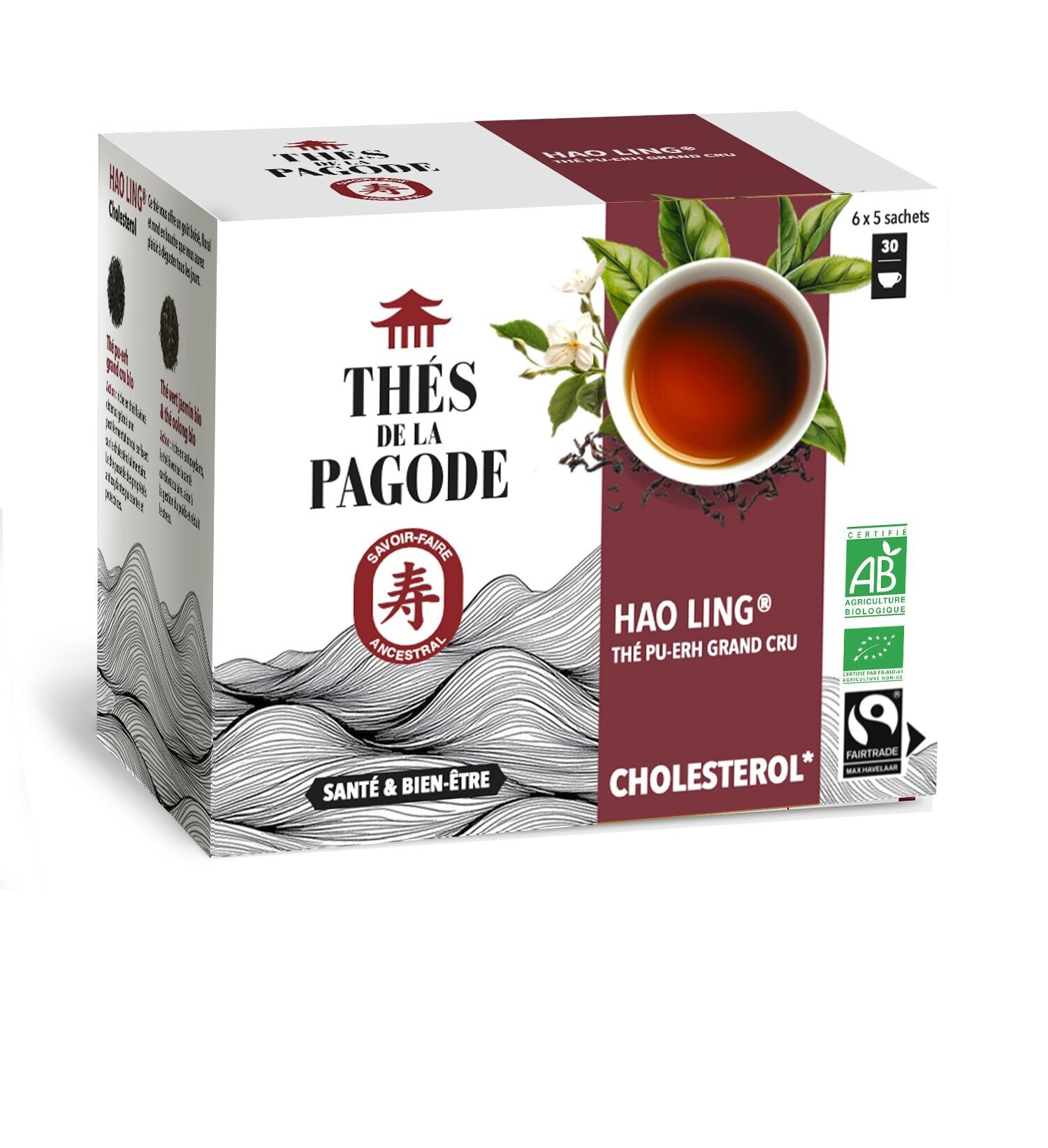 Tè Hao Ling Colesterolo - biologico 30 bustine